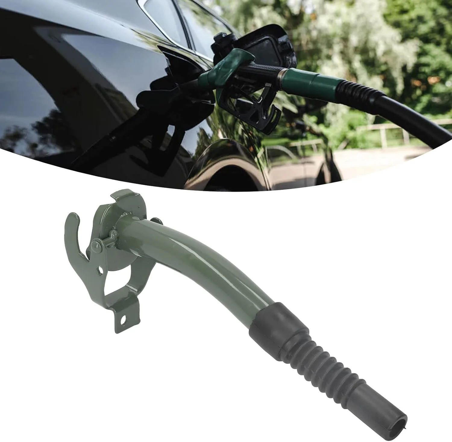 کیت نازل جایگزین برای گالن بنزین، مناسب سطل فلزی 5، 10 و 20 لیتری، ابزار لوله کشی صفحه فولادی کربنی جهانی