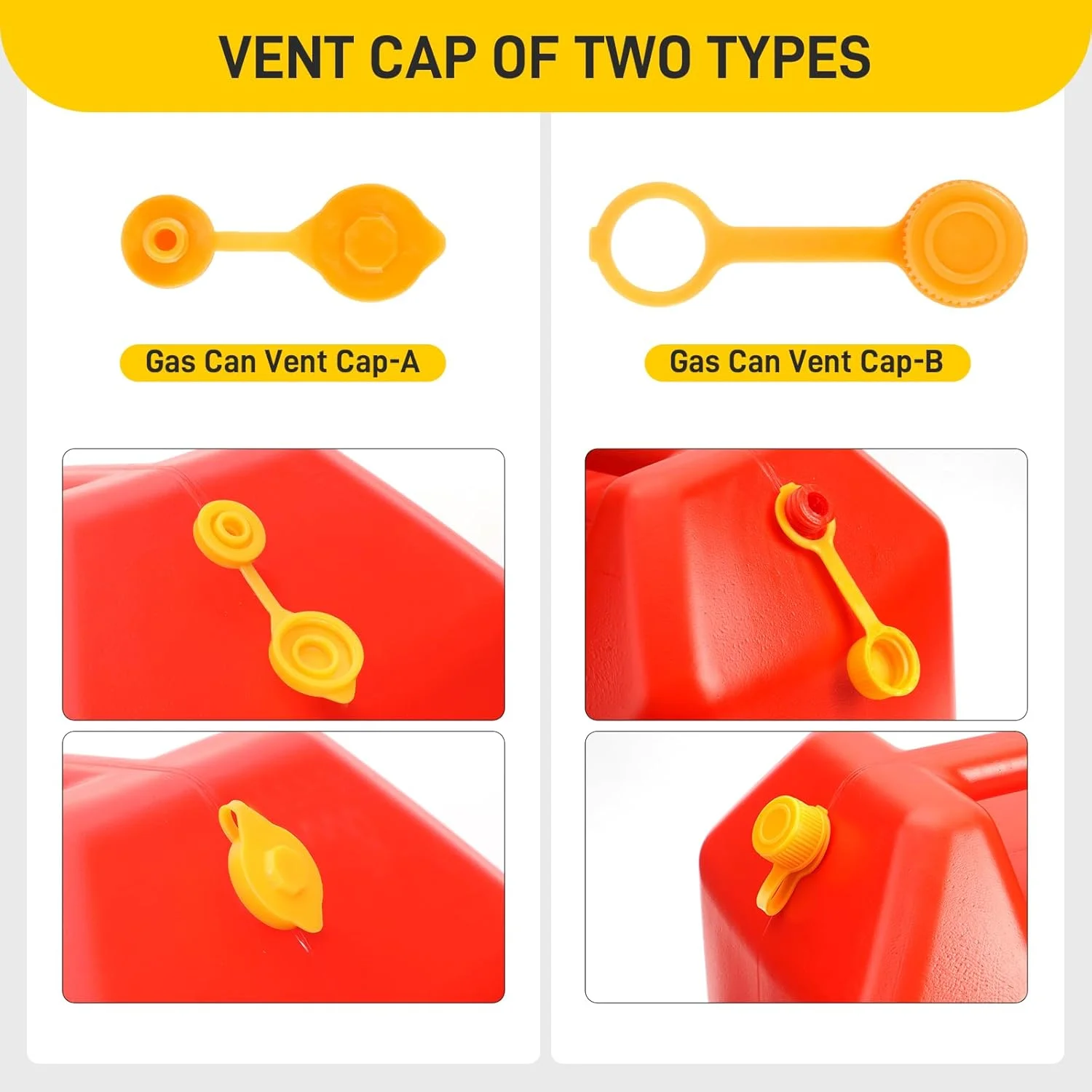 پک 5 عددی جایگزین نازل خروجی بنزین، نازل قابل افزایش طول برای ظروف بنزین 1/2/5/10 گالنی، بادوام، ضد نشت، طراحی آسان برای ریختن