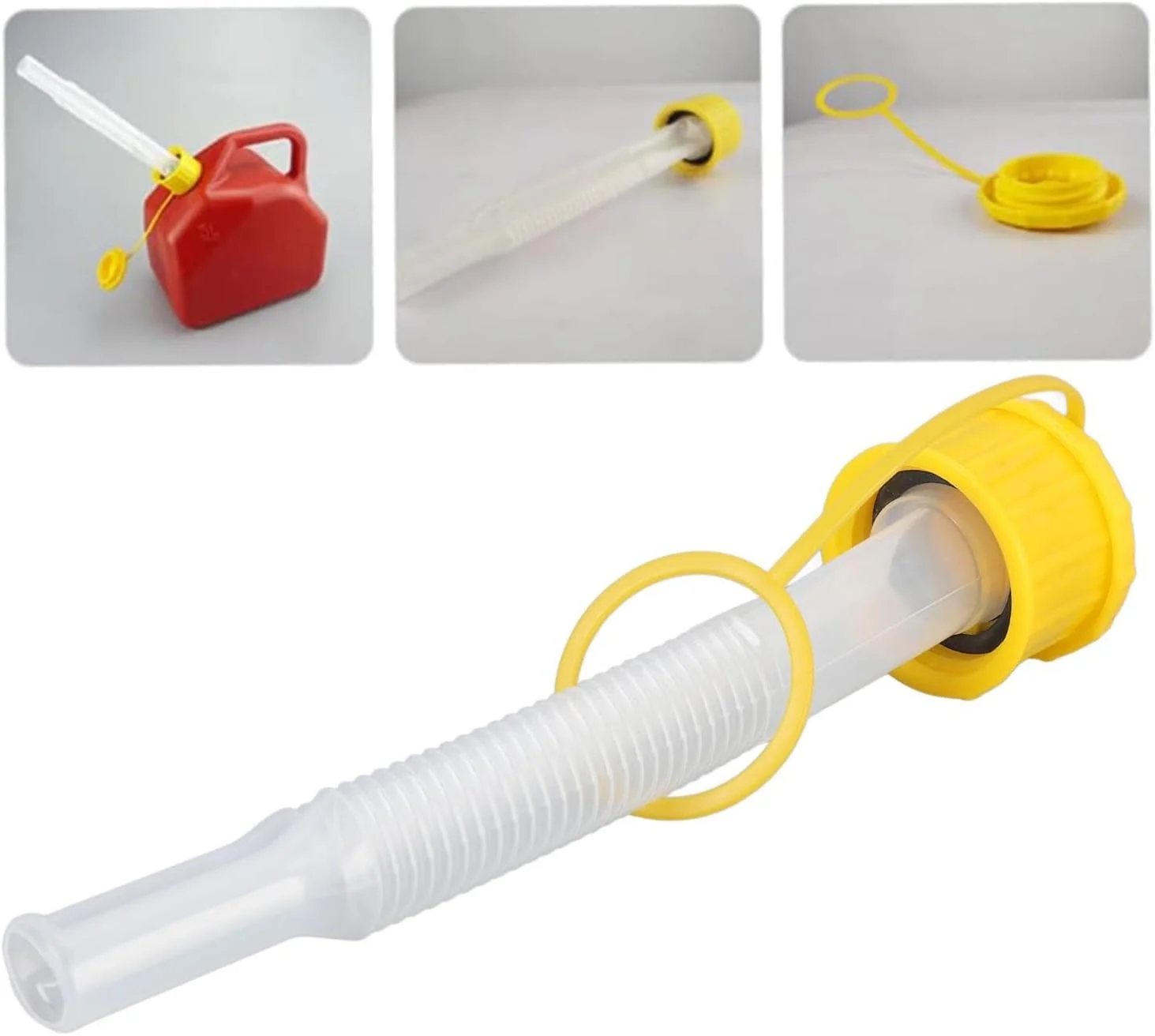 نازل جایگزین برای گالن سوخت، نازل جایگزین ضد ریزش برای گالن بنزین، نازل های ارتقا یافته گالن بنزین با نازل انعطاف پذیر، مناسب برای اکثر گالن های 1/2/5/10 گالنی، ساخته شده از ABS، سریع و راحت نازل جایگزین برای گالن سوخت، نازل جایگزین ضد ریزش برای گالن بنزین، نازل های ارتقا یافته گالن بنزین با نازل انعطاف پذیر، مناسب برای اکثر گالن های 1/2/5/10 گالنی، ساخته شده از ABS، سریع و راحت