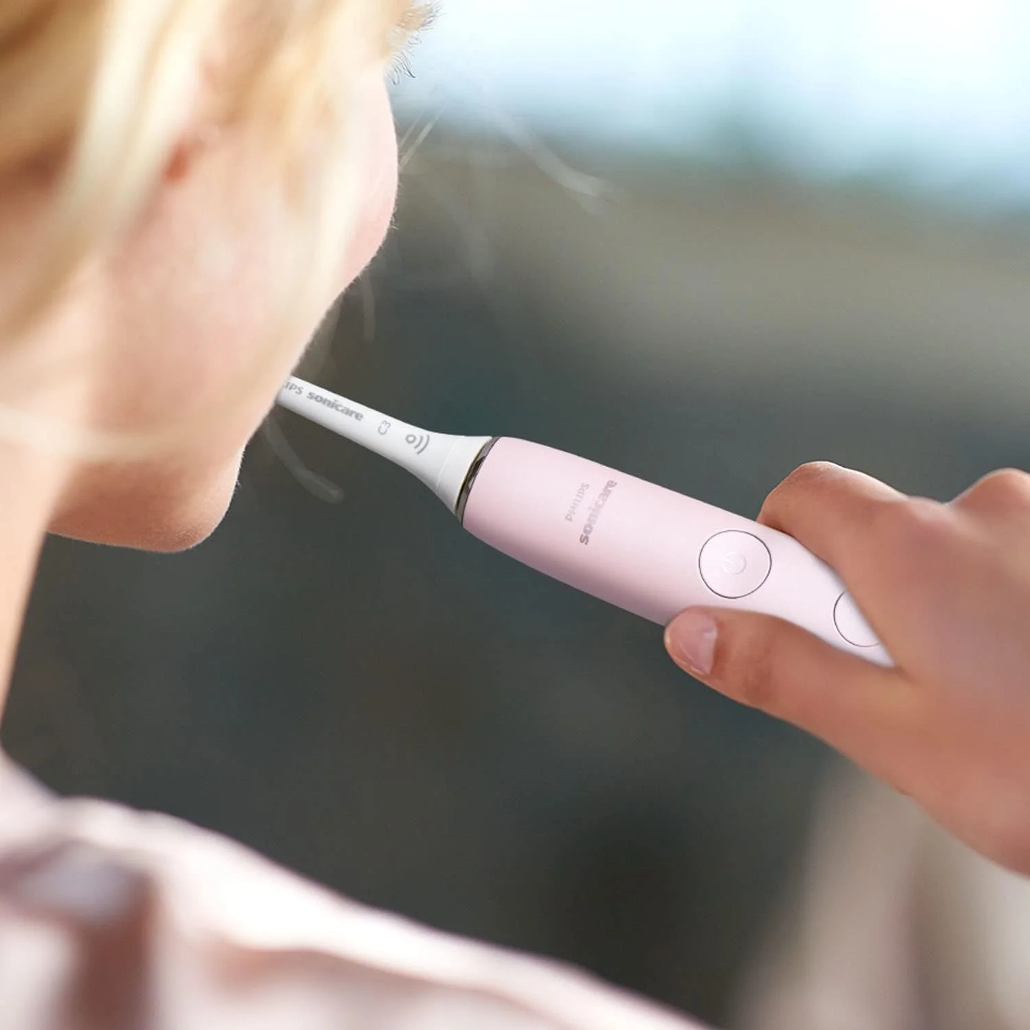 مسواک برقی صورتی Philips Sonicare DiamondClean 9000، نسخه 2020، 4 حالت، 3 شدت، حسگر فشار لثه، اپلیکیشن، دسته متصل