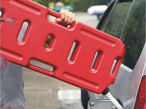 مجموعه مخزن سوخت قابل حمل 30 لیتری، قرمز، مخازن انتقال سوخت پلاستیکی سنگین، مناسب برای موتور سیکلت، تویوتا، جیپ مجموعه مخزن سوخت قابل حمل 30 لیتری، قرمز، مخازن انتقال سوخت پلاستیکی سنگین، مناسب برای موتور سیکلت، تویوتا، جیپ