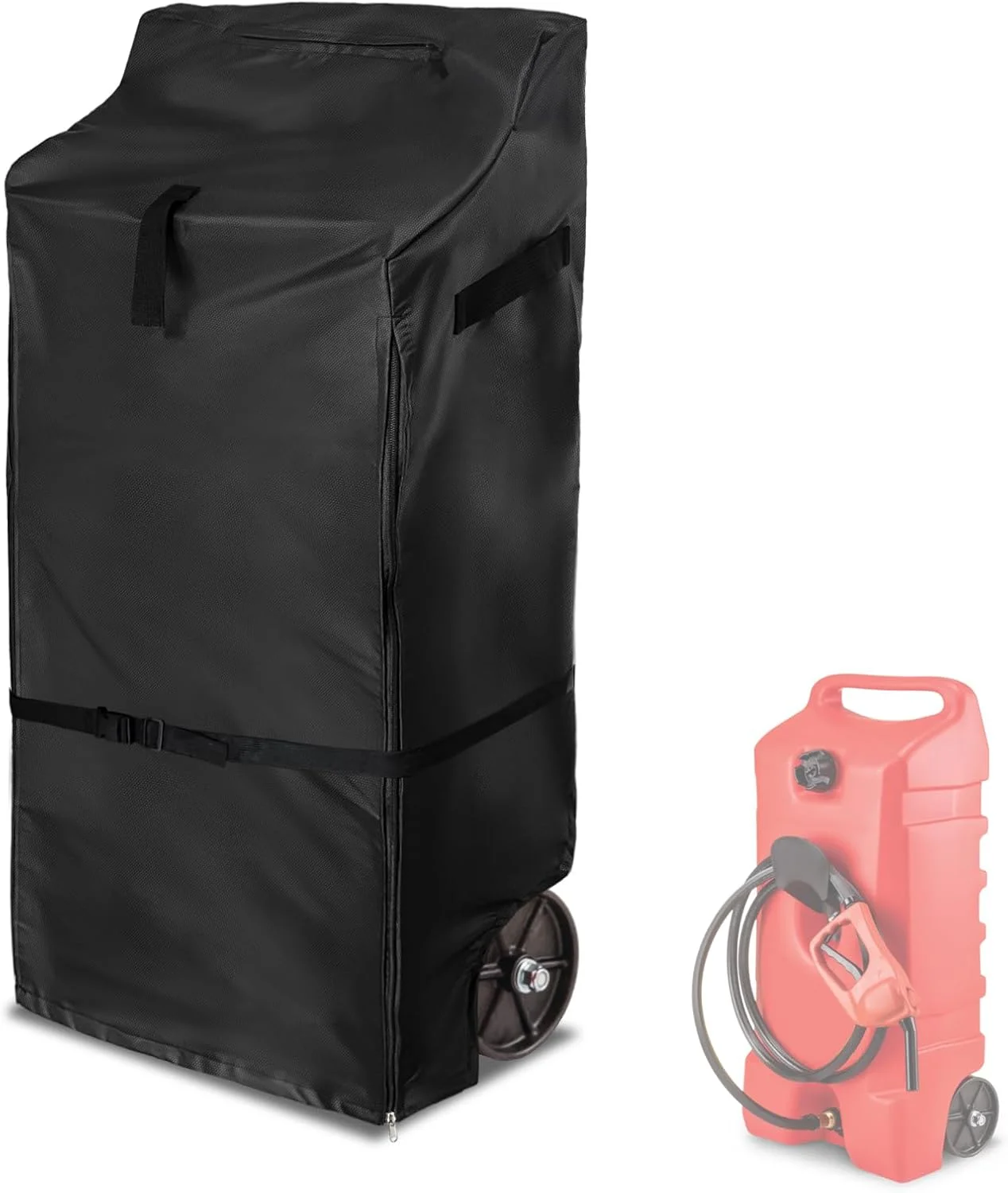 روکش مخزن گاز قابل حمل، برای مخزن سوخت گاز قابل حمل 14 گالنی، ضد آب و ضد اشعه ماوراء بنفش، دارای فویل آلومینیومی عایق، جلوگیری از دمای بالا. فقط روکش