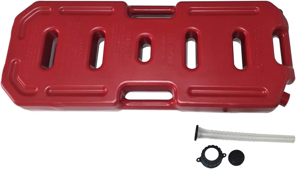 مجموعه مخزن سوخت قابل حمل 30 لیتری، قرمز، مخازن انتقال سوخت پلاستیکی سنگین، مناسب برای موتور سیکلت، تویوتا، جیپ