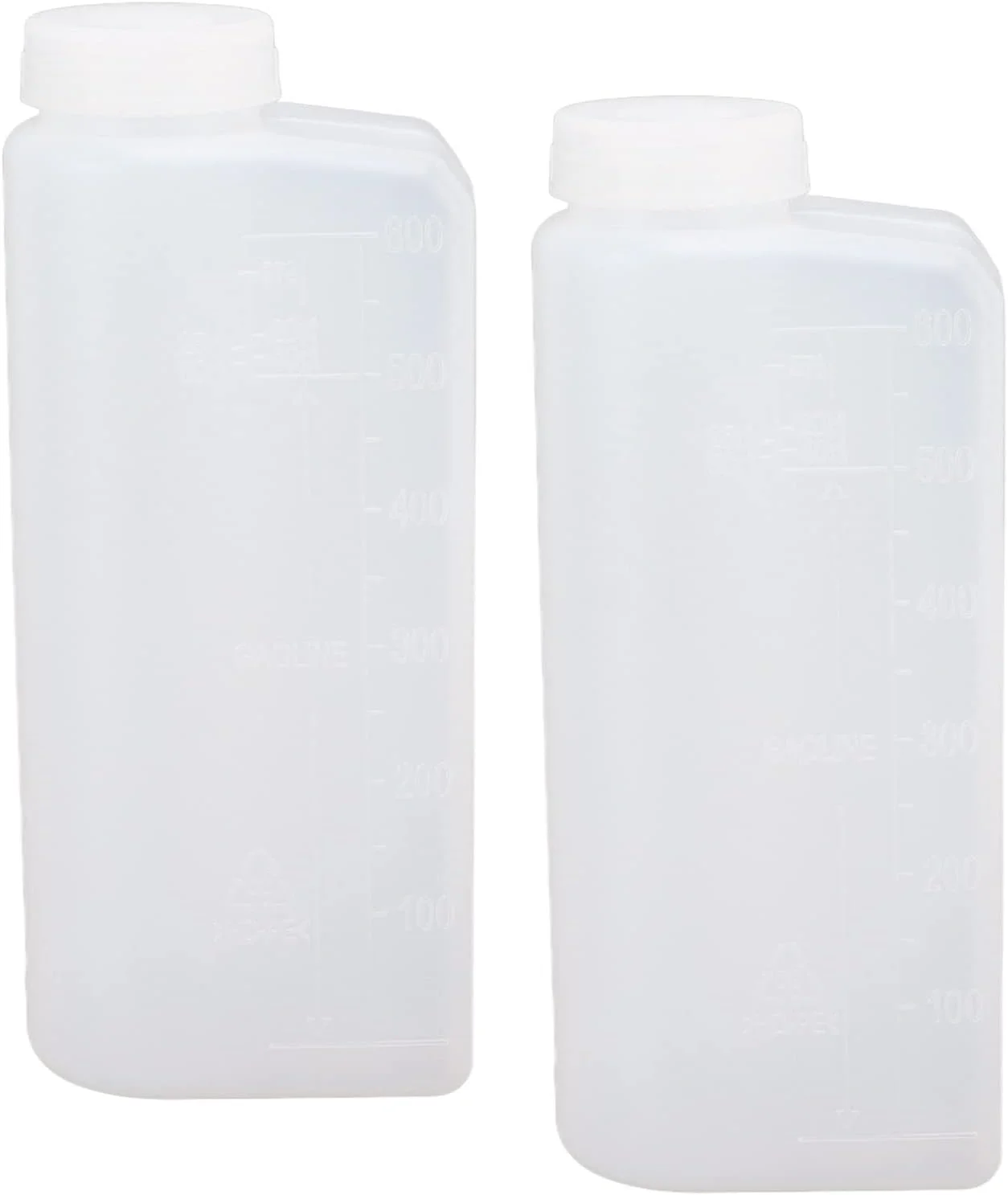 بطری مخلوط روغن بنزین 600 میلی لیتری 2 تکه، ظرف مخلوط کننده روغن حرفه ای برای اره زنجیری و ماشین های اتو