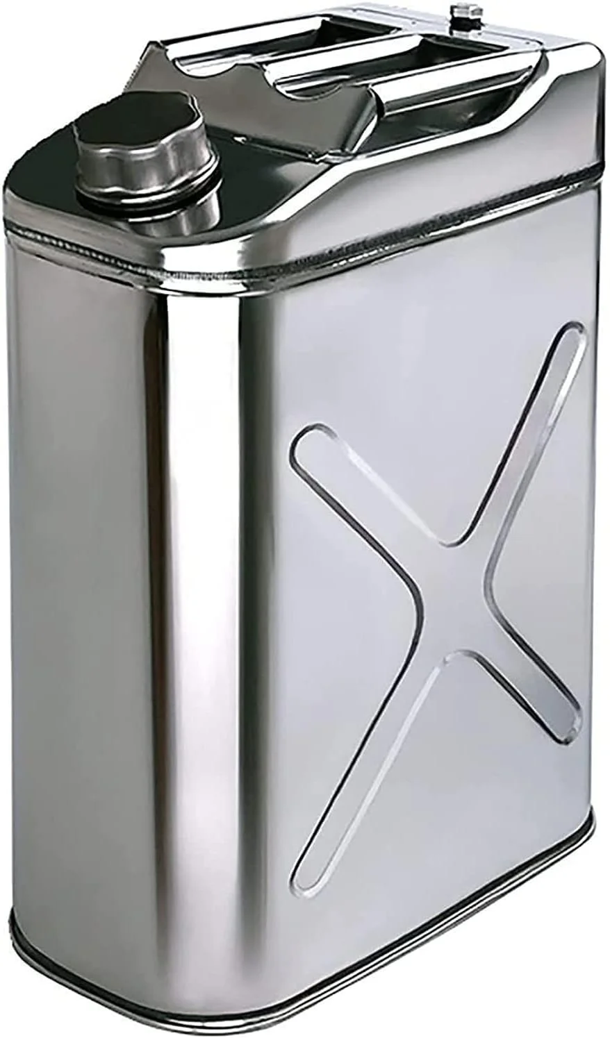 مخزن سوخت قابل حمل 5، 10، 15، 20 لیتری، مخزن سوخت فولادی ضد زنگ 304 برای مایعات بنزین دیزل (اندازه: 10 لیتر)