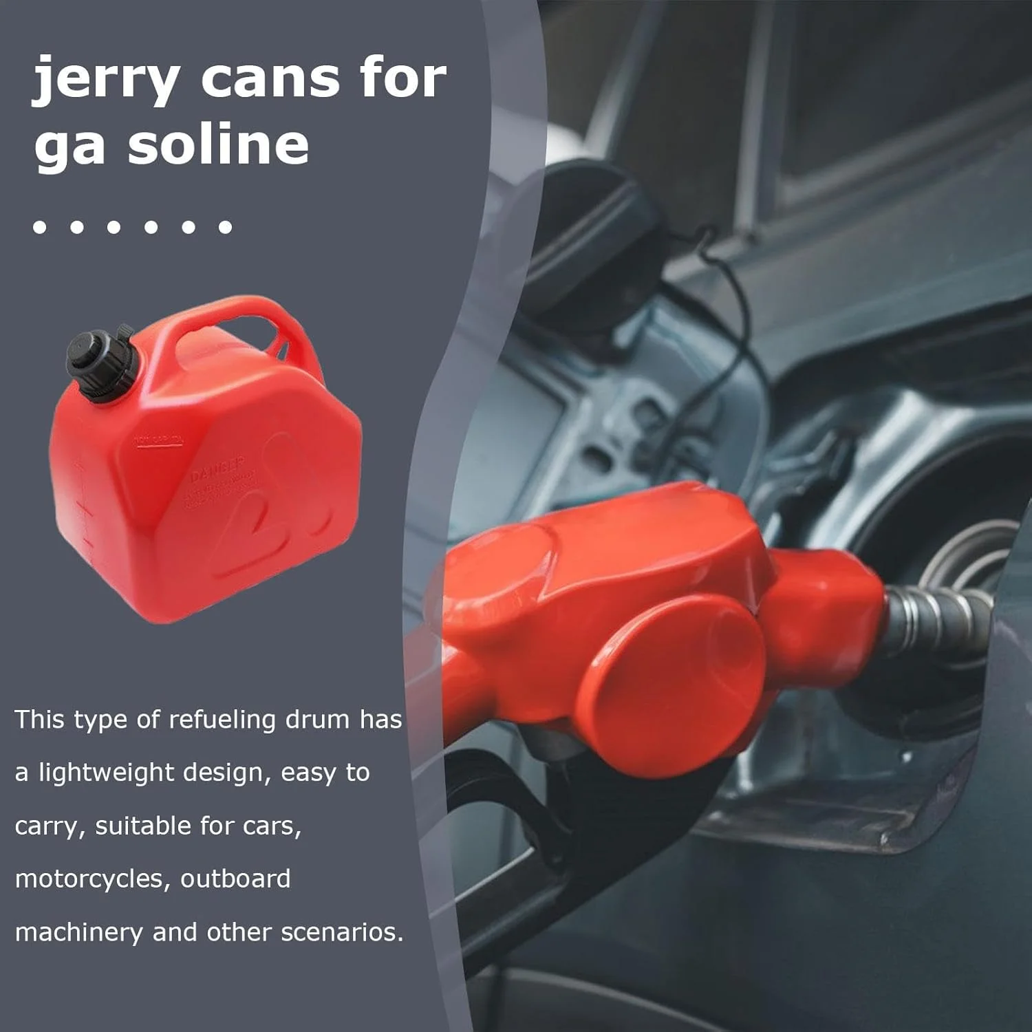 مخزن ذخیره روغن یدکی | مخزن روغن خودرو قابل حمل، لوازم جانبی خودرو با طراحی سبک وزن برای قایق، ماشین چمن زنی، برف روب، ژنراتور، موتور سیکلت، خودرو مخزن ذخیره روغن یدکی | مخزن روغن خودرو قابل حمل، لوازم جانبی خودرو با طراحی سبک وزن برای قایق، ماشین چمن زنی، برف روب، ژنراتور، موتور سیکلت، خودرو