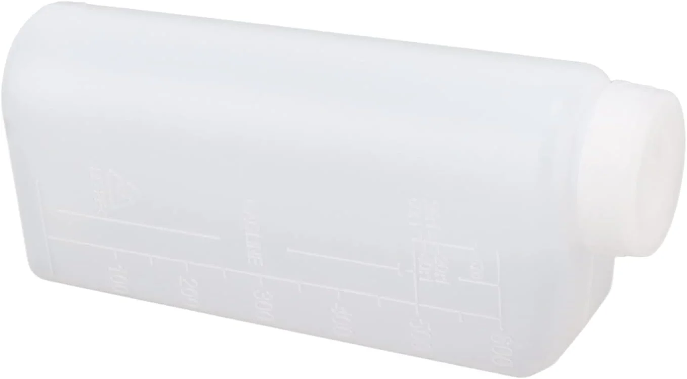 بطری مخلوط روغن بنزین 600 میلی لیتری 2 تکه، ظرف مخلوط کننده روغن حرفه ای برای اره زنجیری و ماشین های اتو