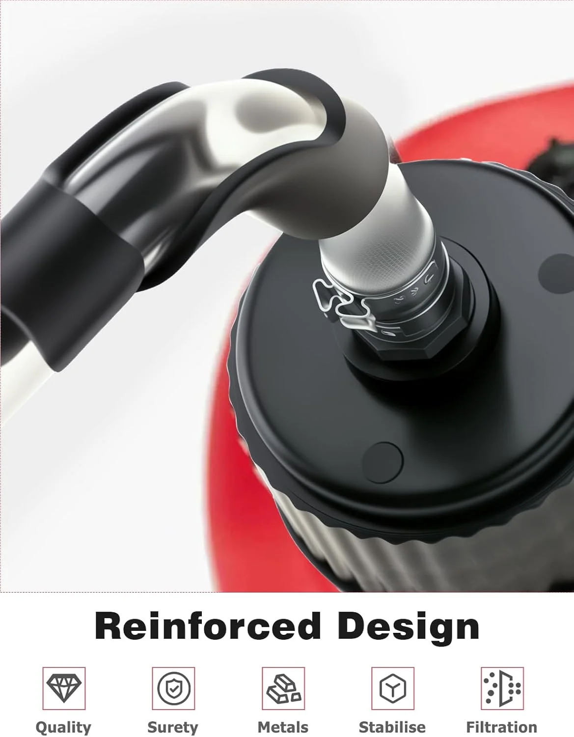 خم کن شلنگ 3 عددی برای مخازن سوخت مسابقه ای و گالن های بنزین - سنگین