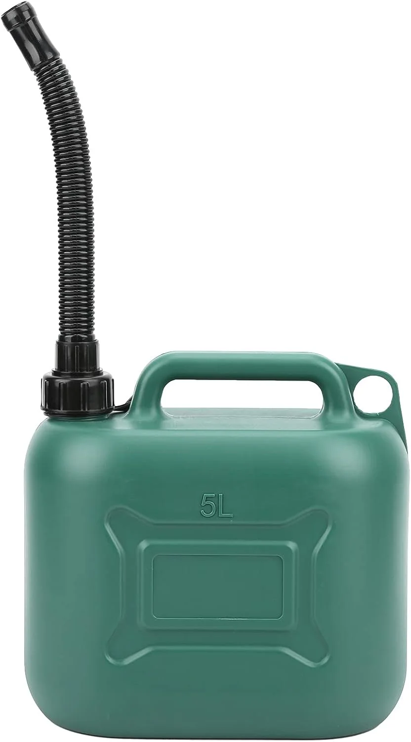 گالن سوخت پلاستیکی ABS طرح نظامی 5 لیتری سبز رنگ مناسب مصارف صنعتی