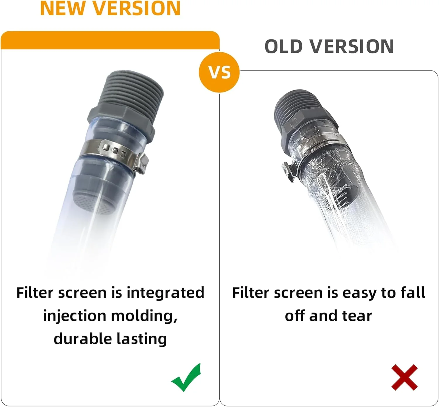 Mapleza Racing Fuel Jug Hose Kit -Vp Fuel Can spout Compatible with 3/5/5.5 Gallon Gas Cans, Improved Filter Design, Pack of 4