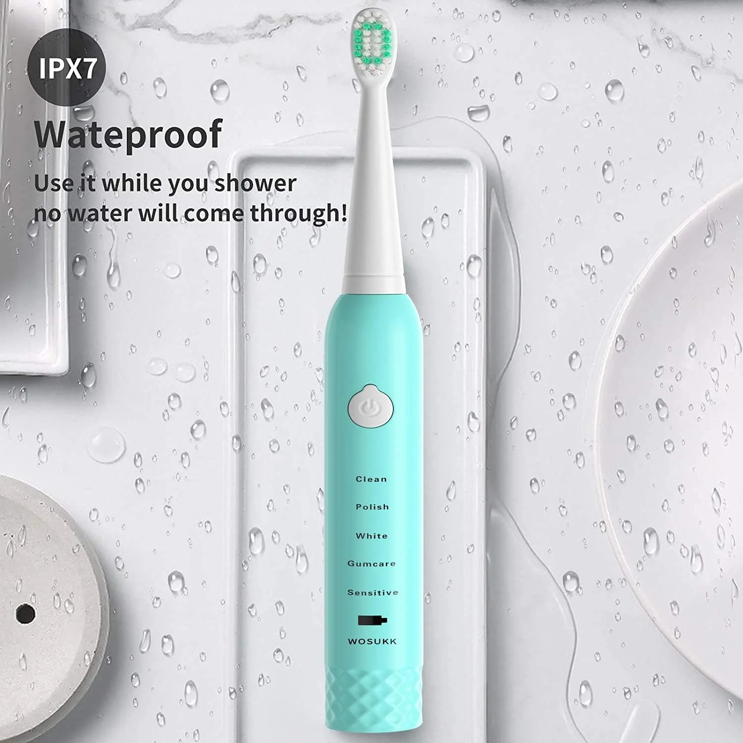 KASTWAVE Sonic Electric Toothbrush for Children with 5 Modes and Smart Timer, Waterproof USB Rechargeable Ultrasonic Design, Includes 4 Replacement Brush Heads for Adults KASTWAVE Sonic Electric Toothbrush for Children with 5 Modes and Smart Timer, Waterproof USB Rechargeable Ultrasonic Design, Includes 4 Replacement Brush Heads for Adults