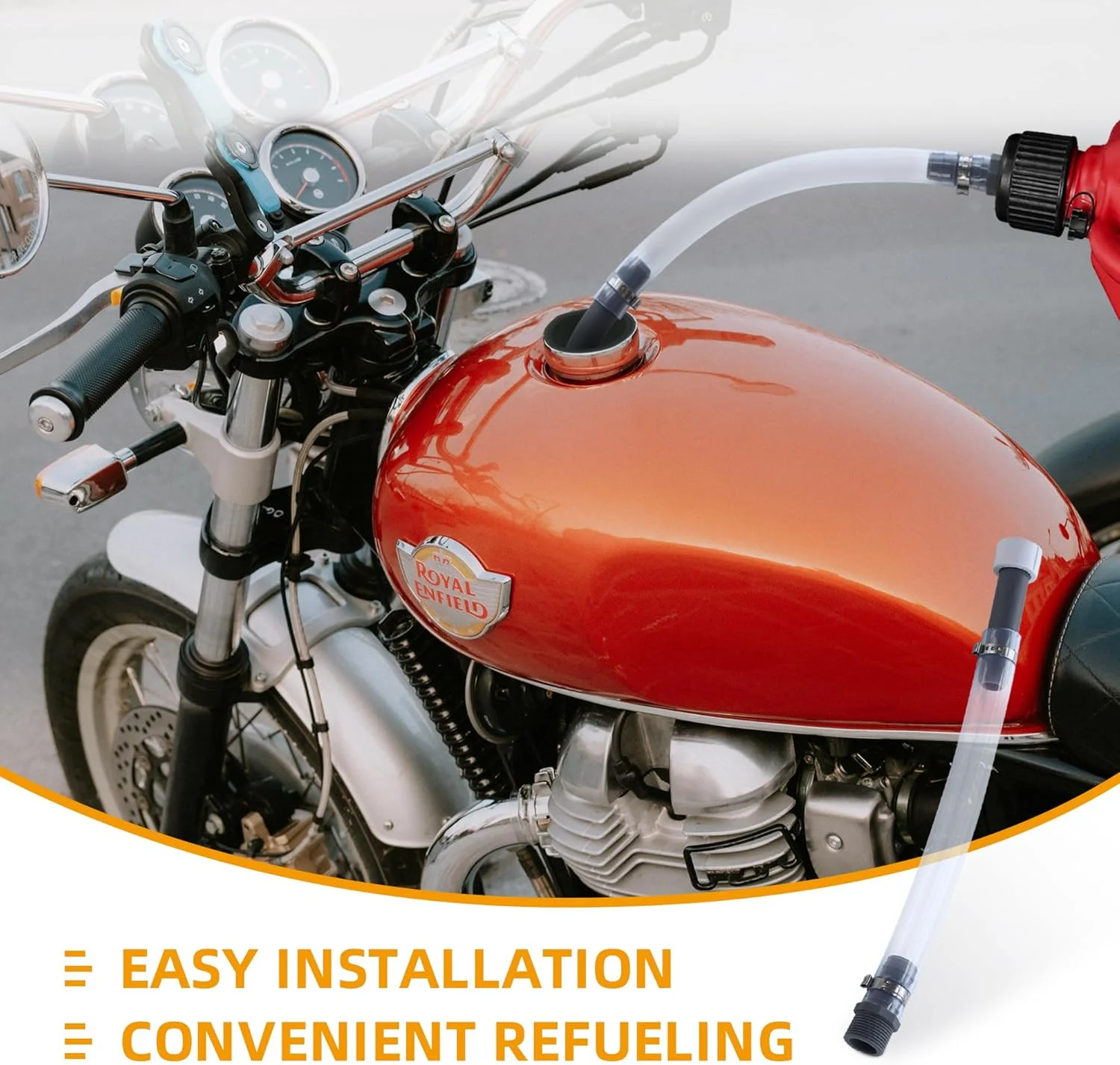 Mapleza Racing Fuel Jug Hose Kit -Vp Fuel Can spout Compatible with 3/5/5.5 Gallon Gas Cans, Improved Filter Design, Pack of 4