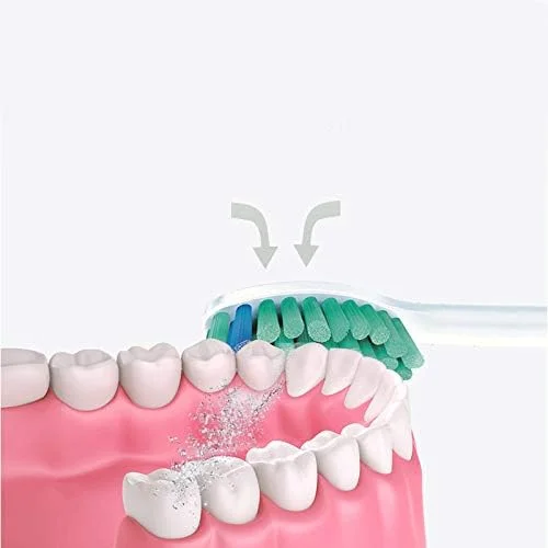 مسواک برقی HXXXN مناسب آقایان و بانوان، ضد آب، شارژ USB، مسواک نرم و کاملا اتوماتیک، تمیز کننده صوتی قابل حمل، آبی