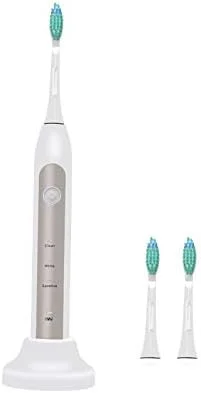 مسواک برقی سونیک HXXXN، مسواک برقی ضد آب با شارژ بی سیم، مسواک برقی بزرگسالان، ویبراتور سونیک، سفید