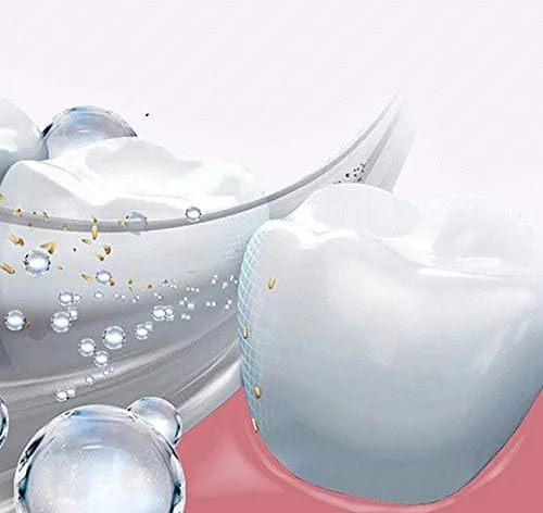 مسواک برقی سونیک HXXXN، مسواک برقی هوشمند قابل شارژ برای بزرگسالان، مسواک ضد آب با موهای نرم، صورتی