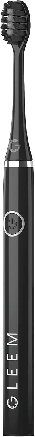 مسواک برقی با باتری Gleem به همراه کیف مسافرتی، برس نرم، مشکی