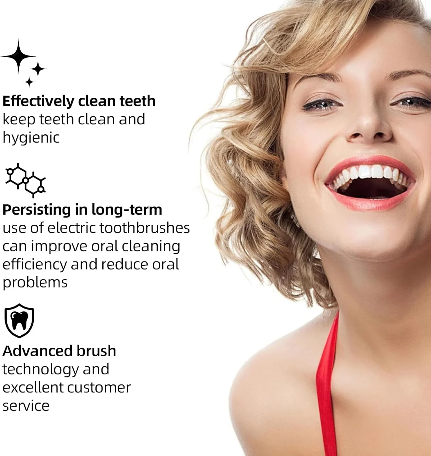 ست مسواک برقی، مجهز به 10 سری مسواک و کیف مسافرتی، ضد آب IPX8، تایمر 2 دقیقه ای، 42000 لرزش با فرکانس بالا، 5 حالت، اولین انتخاب برای هدیه دادن