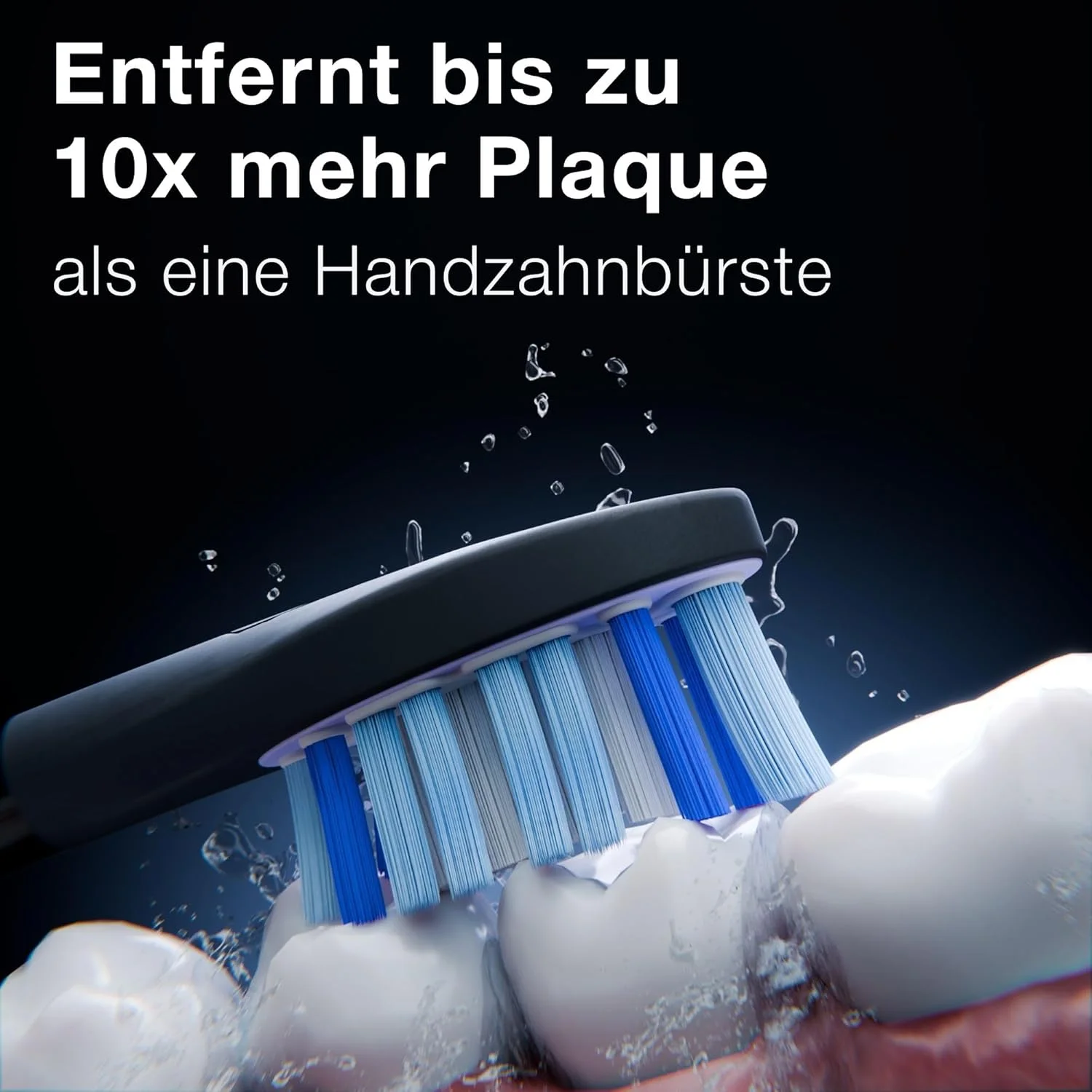 مسواک برقی نوری با سری‌های برس Dupont و نمایشگر LED سری مشکی