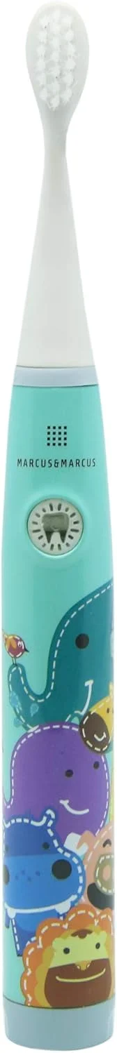 مسواک برقی سونیک کودکان مارکوس و مارکوس | برس های نایلونی نرم | تایمر 2 دقیقه ای | با باتری AAA کار می کند | فاقد BPA | سن 3+ | (صورتی)