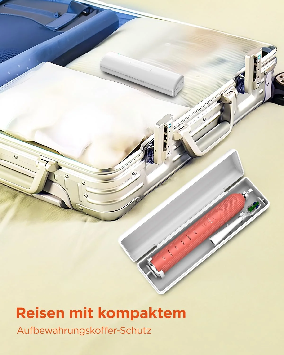 مسواک برقی سونیک بزرگسال با 8 سری مسواک و کیف مسافرتی، شارژر بی سیم بادوام و سریع، 5 حالت و تایمر هوشمند، مسواک مسافرتی، رز قرمز مسواک برقی سونیک بزرگسال با 8 سری مسواک و کیف مسافرتی، شارژر بی سیم بادوام و سریع، 5 حالت و تایمر هوشمند، مسواک مسافرتی، رز قرمز