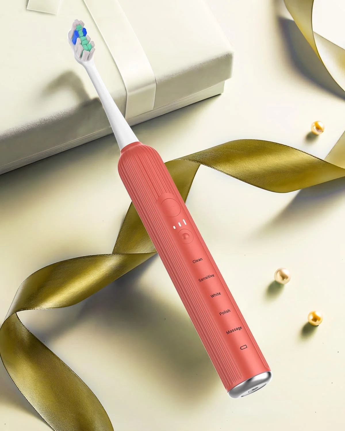 مسواک برقی سونیک بزرگسال با 8 سری مسواک و کیف مسافرتی، شارژر بی سیم بادوام و سریع، 5 حالت و تایمر هوشمند، مسواک مسافرتی، رز قرمز مسواک برقی سونیک بزرگسال با 8 سری مسواک و کیف مسافرتی، شارژر بی سیم بادوام و سریع، 5 حالت و تایمر هوشمند، مسواک مسافرتی، رز قرمز