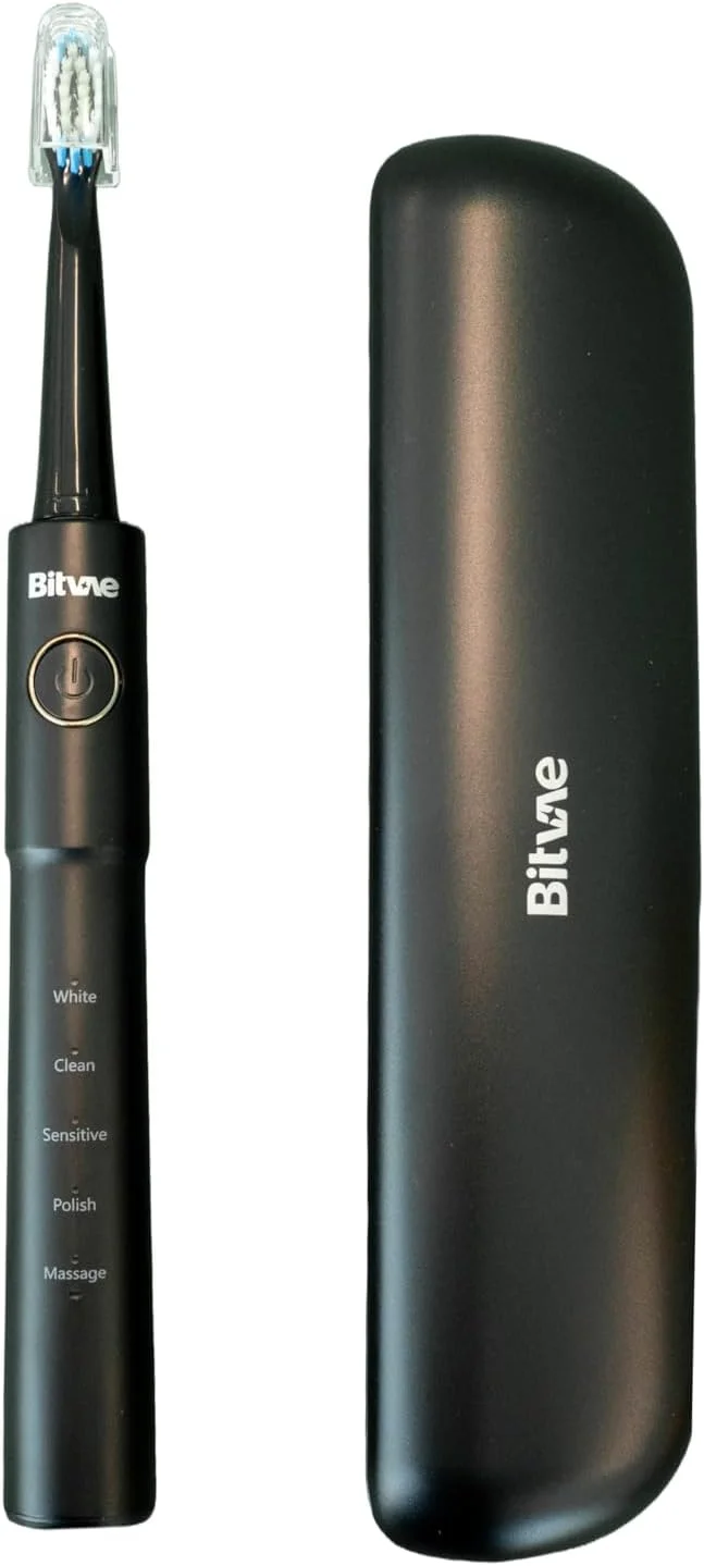 (E11) مسواک برقی BV-E11 مشکی + 8 سری + H4 مشکی (E11) مسواک برقی BV-E11 مشکی + 8 سری + H4 مشکی