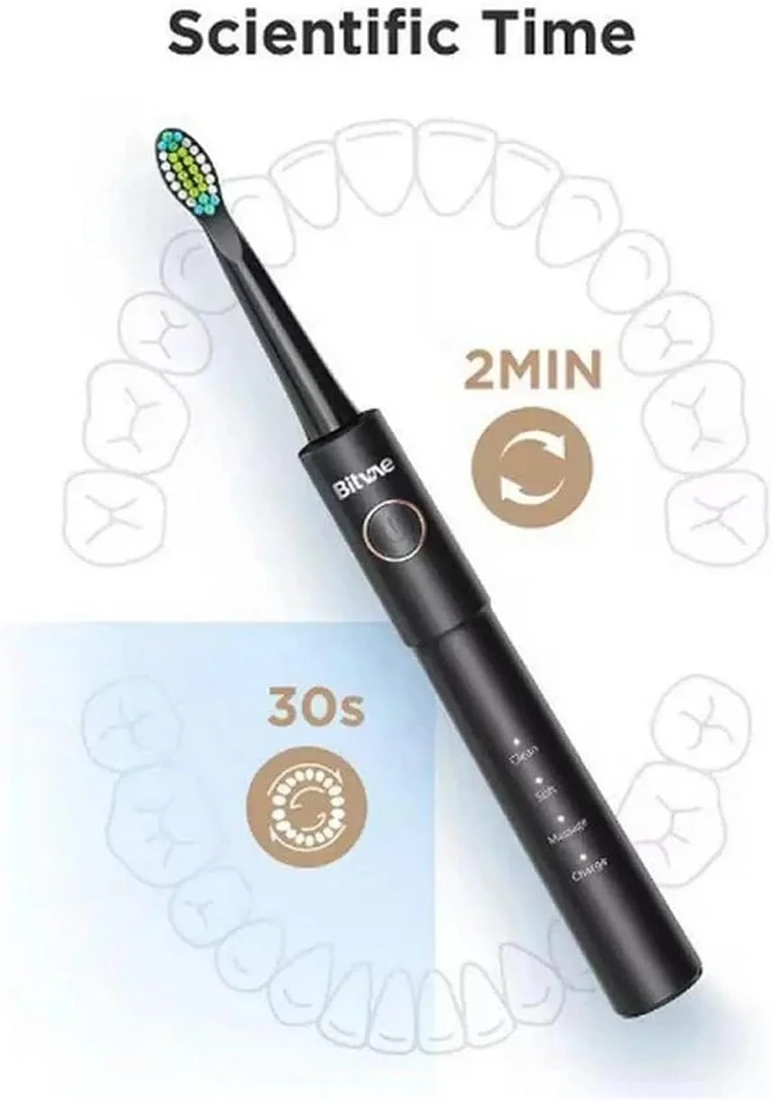 (E11) مسواک برقی BV-E11 مشکی + 8 سری + H4 مشکی (E11) مسواک برقی BV-E11 مشکی + 8 سری + H4 مشکی