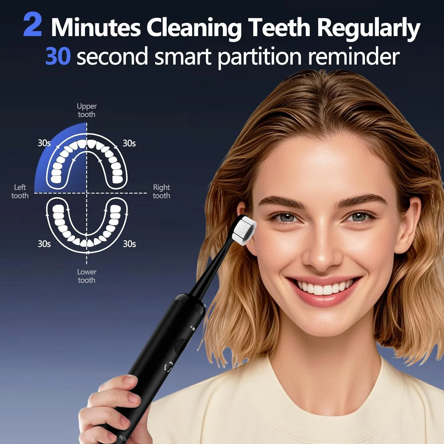 مسواک برقی سونیک UV اکتست (مشکی) مسواک برقی سونیک UV اکتست (مشکی)