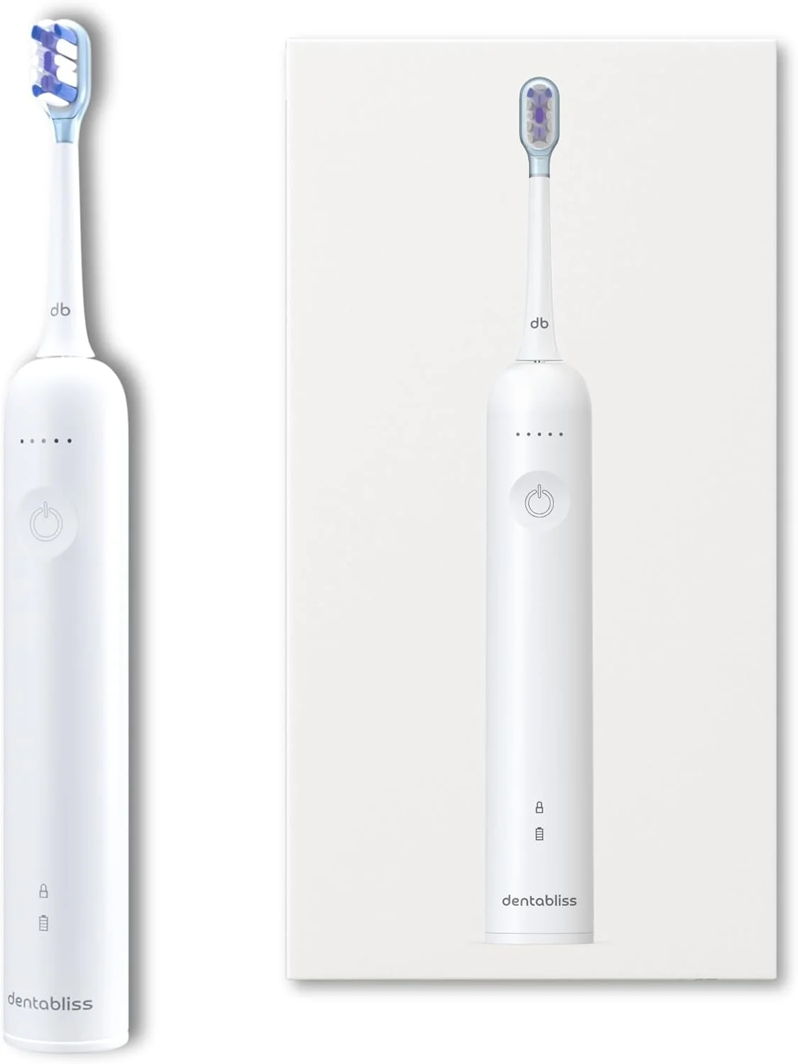 مسواک صوتی نوسانی دنتابلیس Osonic - مسواک برقی برای تمیز کردن موثر دندان ها، فناوری تمیز کردن باس توصیه شده توسط دندانپزشکان، 5 حالت، عمر باتری 60+ روز، تایمر هوشمند