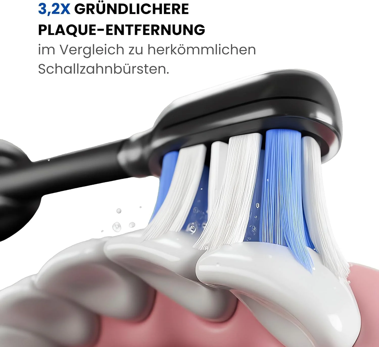 مسواک صوتی نوسانی دنتابلیس اوسونیک - مسواک برقی برای تمیز کردن موثر دندان ها، فناوری تمیز کردن باس توصیه شده توسط دندانپزشکان، 5 حالت، عمر باتری 60+ روز، تایمر هوشمند مسواک صوتی نوسانی دنتابلیس اوسونیک - مسواک برقی برای تمیز کردن موثر دندان ها، فناوری تمیز کردن باس توصیه شده توسط دندانپزشکان، 5 حالت، عمر باتری 60+ روز، تایمر هوشمند