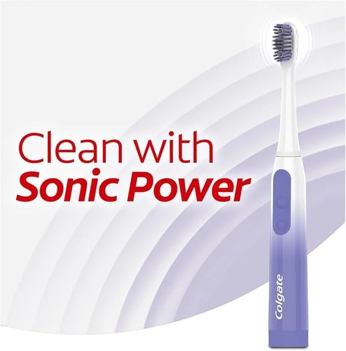 مسواک برقی سونیک 360 درجه، بنفش مسواک برقی سونیک 360 درجه، بنفش