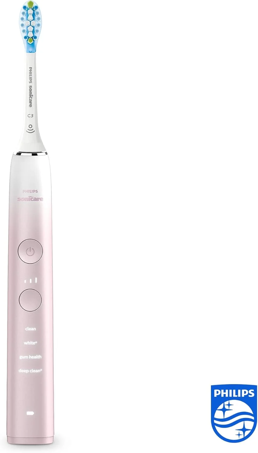 مسواک برقی فیلیپس Sonicare DiamondClean 9000، نسخه ویژه، مسواک صوتی با اپلیکیشن، سنسور فشار، 4 حالت مسواک زدن، 3 سطح شدت، پایه شارژ، صورتی، مدل HX9911/79 مسواک برقی فیلیپس Sonicare DiamondClean 9000، نسخه ویژه، مسواک صوتی با اپلیکیشن، سنسور فشار، 4 حالت مسواک زدن، 3 سطح شدت، پایه شارژ، صورتی، مدل HX9911/79