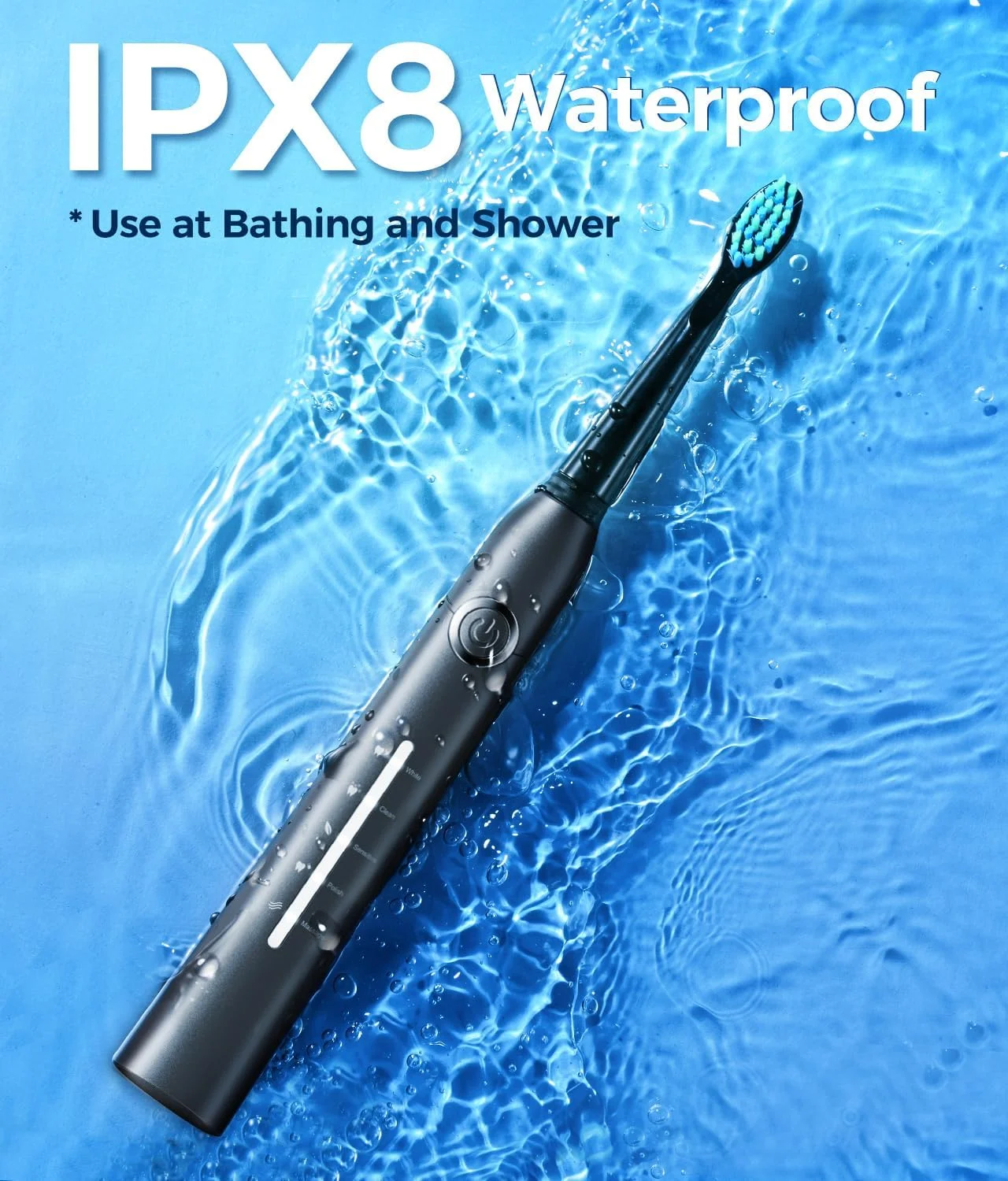 مسواک برقی دمیتا، مسواک های صوتی با 8 سری مسواک 40000 VPM 5 حالت، مسواک های صوتی شارژ سریع 4 ساعت دوام 30 روز، مسواک برقی قابل شارژ برای بزرگسالان خاکستری مسواک برقی دمیتا، مسواک های صوتی با 8 سری مسواک 40000 VPM 5 حالت، مسواک های صوتی شارژ سریع 4 ساعت دوام 30 روز، مسواک برقی قابل شارژ برای بزرگسالان خاکستری