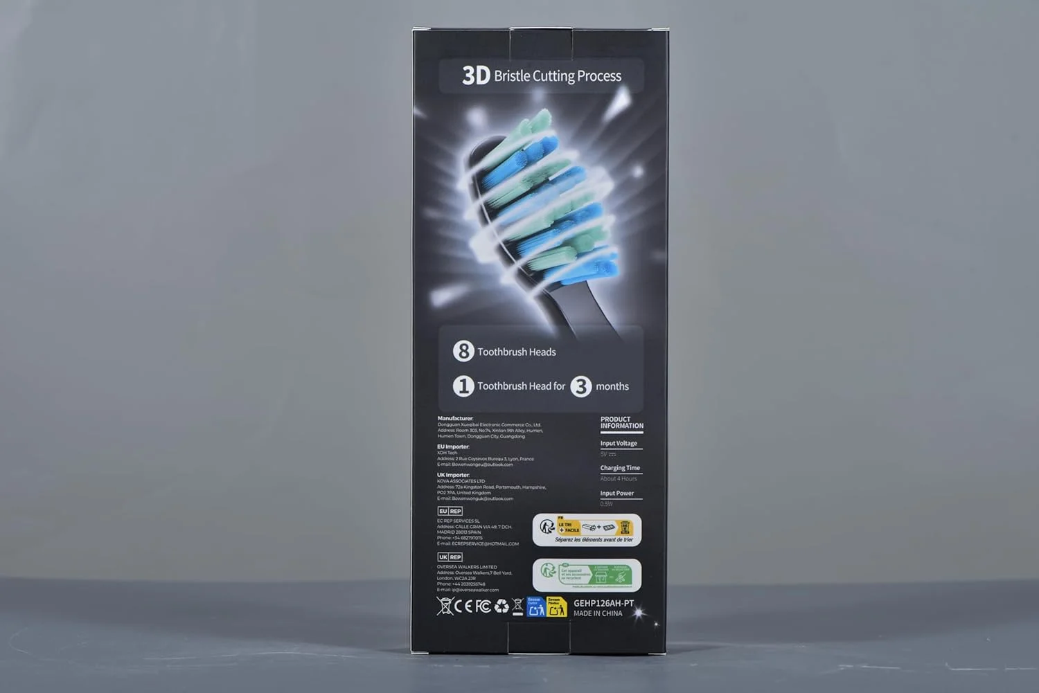 مسواک برقی دمیتا، مسواک های صوتی با 8 سری مسواک 40000 VPM 5 حالت، مسواک های صوتی شارژ سریع 4 ساعت دوام 30 روز، مسواک برقی قابل شارژ برای بزرگسالان خاکستری مسواک برقی دمیتا، مسواک های صوتی با 8 سری مسواک 40000 VPM 5 حالت، مسواک های صوتی شارژ سریع 4 ساعت دوام 30 روز، مسواک برقی قابل شارژ برای بزرگسالان خاکستری