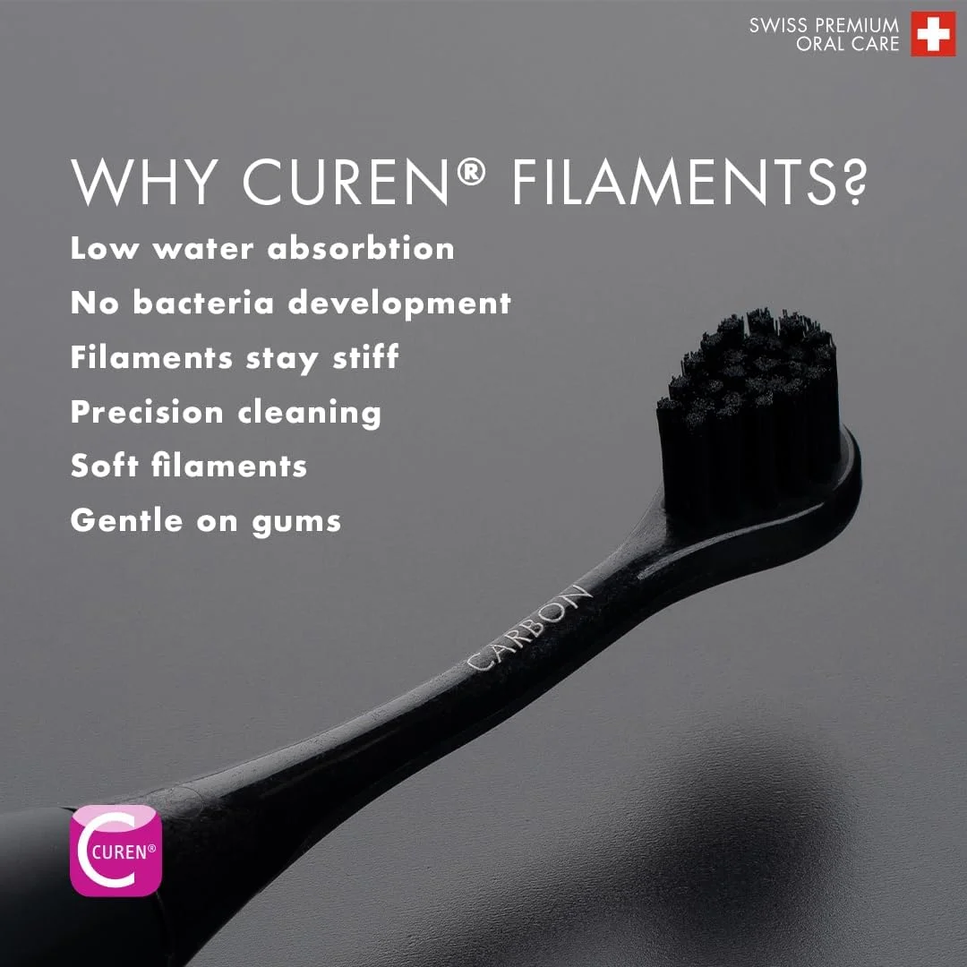 مسواک برقی بزرگسالان Curaprox Hydrosonic Black Is White با 3 سطح تمیز کنندگی هیدروسونیک - قابل شارژ مسواک برقی بزرگسالان Curaprox Hydrosonic Black Is White با 3 سطح تمیز کنندگی هیدروسونیک - قابل شارژ