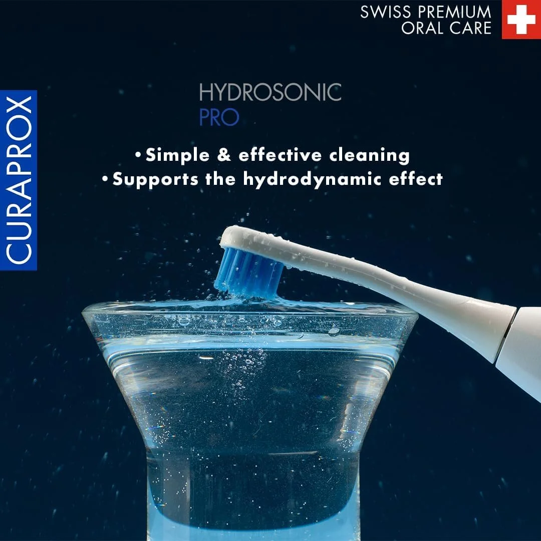 مسواک برقی بزرگسالان Curaprox Hydrosonic Pro – دارای 7 سطح پاکسازی برای مراقبت دهانی سفارشی مسواک برقی بزرگسالان Curaprox Hydrosonic Pro – دارای 7 سطح پاکسازی برای مراقبت دهانی سفارشی