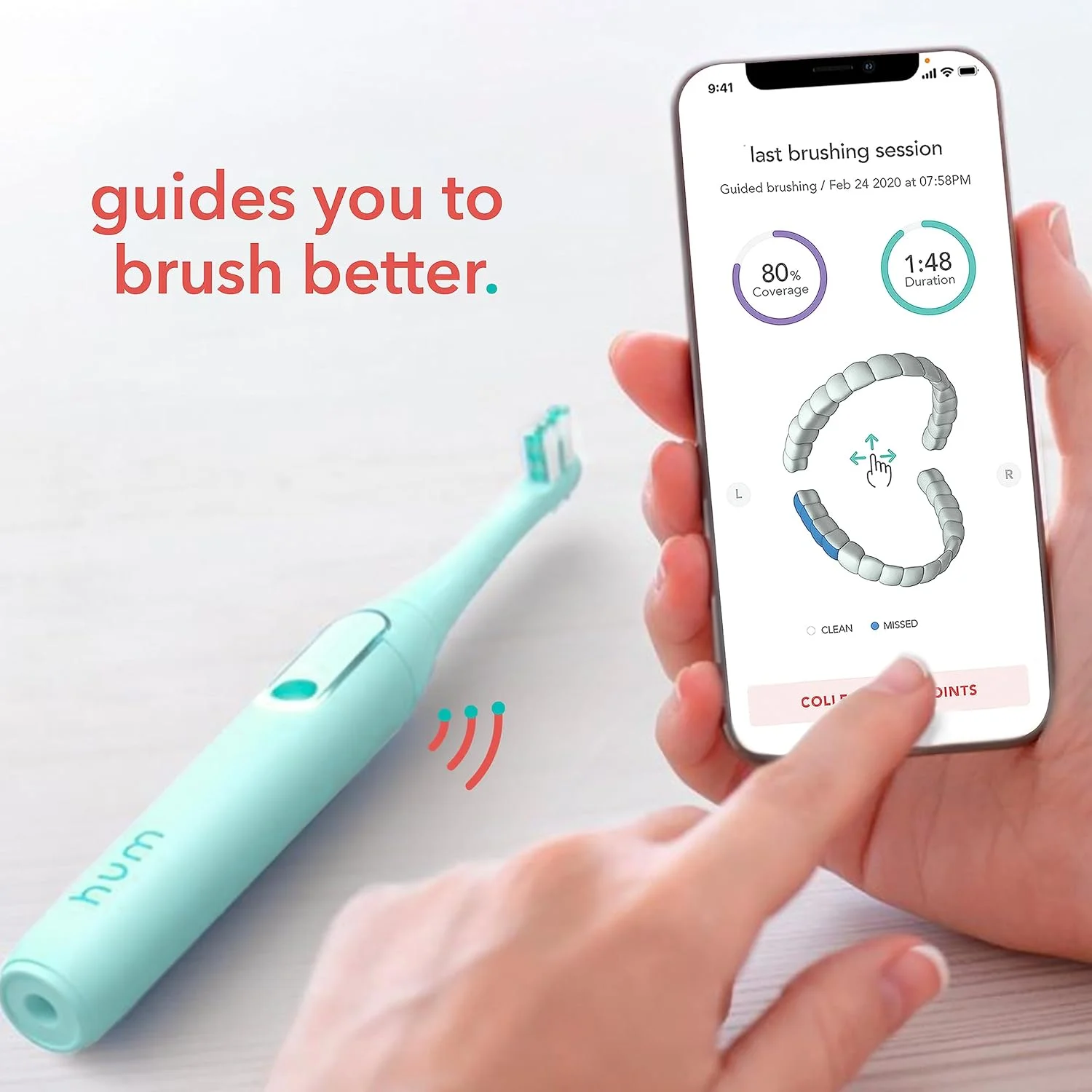 کیت مسواک برقی هوشمند Colgate hum، مسواک صوتی قابل شارژ با کیف مسافرتی و سری یدکی اضافی، آبی فیروزه ای کیت مسواک برقی هوشمند Colgate hum، مسواک صوتی قابل شارژ با کیف مسافرتی و سری یدکی اضافی، آبی فیروزه ای
