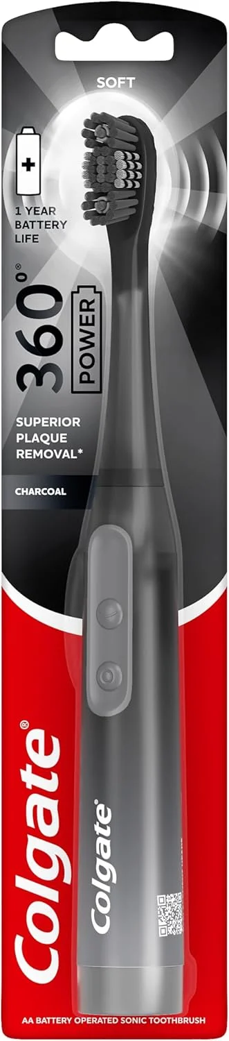 مسواک باتری خور زغالی Colgate 360 Sonic مسواک باتری خور زغالی Colgate 360 Sonic