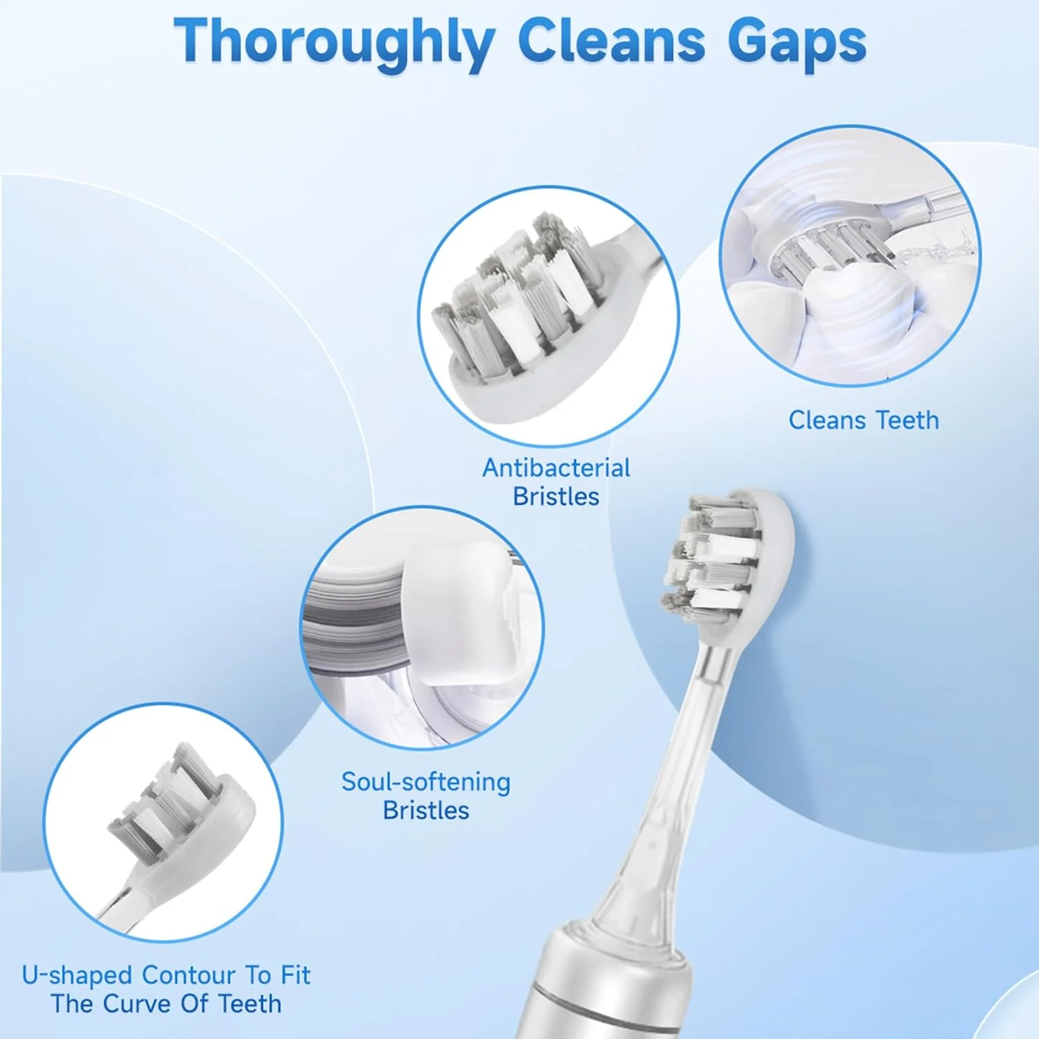 مسواک برقی صوتی BOMIDI TX6، تمیزکننده عمیق با زاویه 60 درجه، 6 حالت حرفه ای، استریلیزاسیون UV، ضد آب IPX7 و شارژ Type-C - خاکستری مسواک برقی صوتی BOMIDI TX6، تمیزکننده عمیق با زاویه 60 درجه، 6 حالت حرفه ای، استریلیزاسیون UV، ضد آب IPX7 و شارژ Type-C - خاکستری