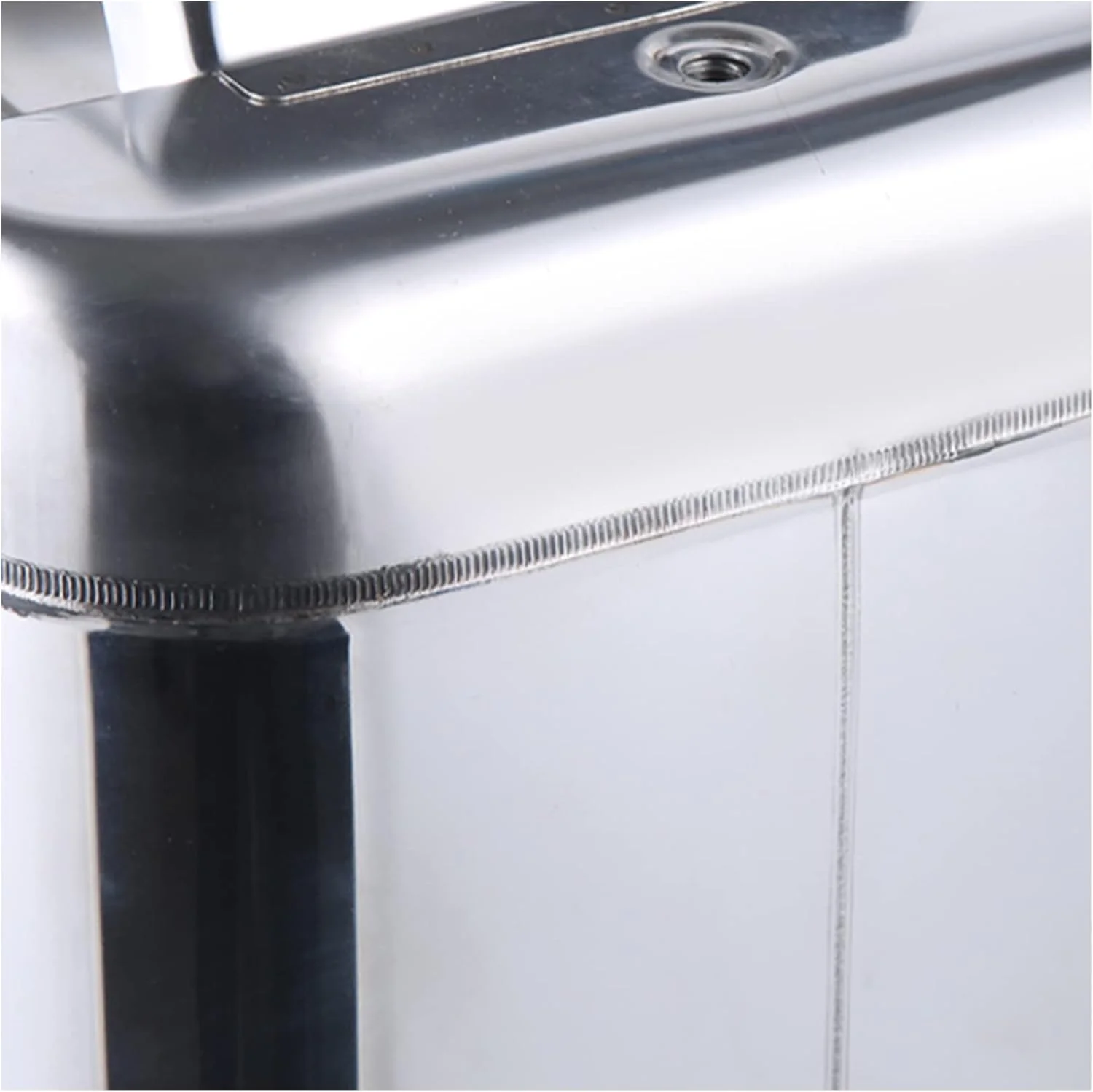 ظرف بنزین و گازوئیل اضطراری - سطل بنزین استیل ضد زنگ با مخزن پشتیبان برای ذخیره سازی ایمن سوخت - ظرف فلزی بنزین برای کمپینگ، ماجراجویی در فضای باز و شرایط اضطراری