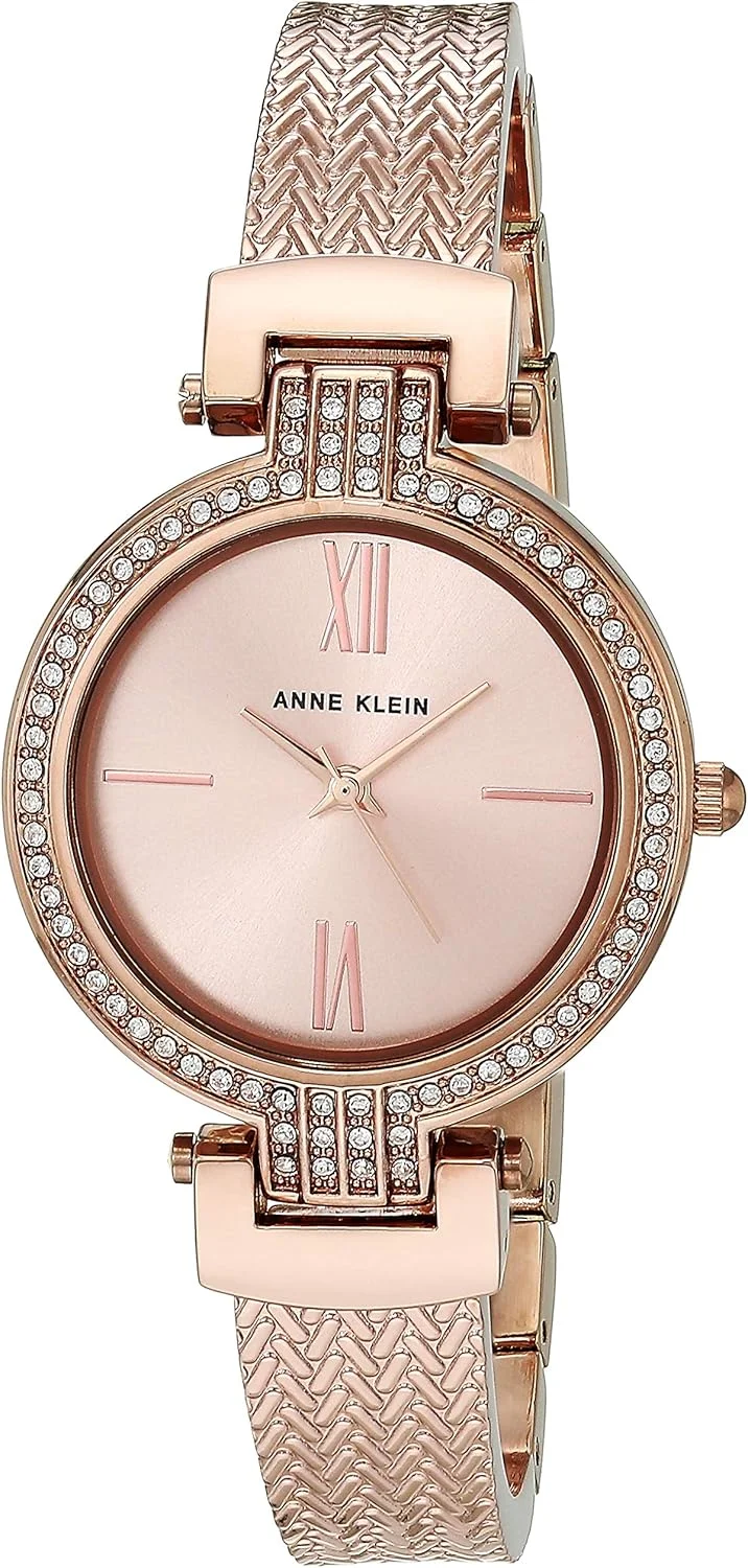 ست ساعت و دستبند زنانه آنه کلاین با کریستال های ممتاز مدل AK/3584 ست ساعت و دستبند زنانه آنه کلاین با کریستال های ممتاز مدل AK/3584