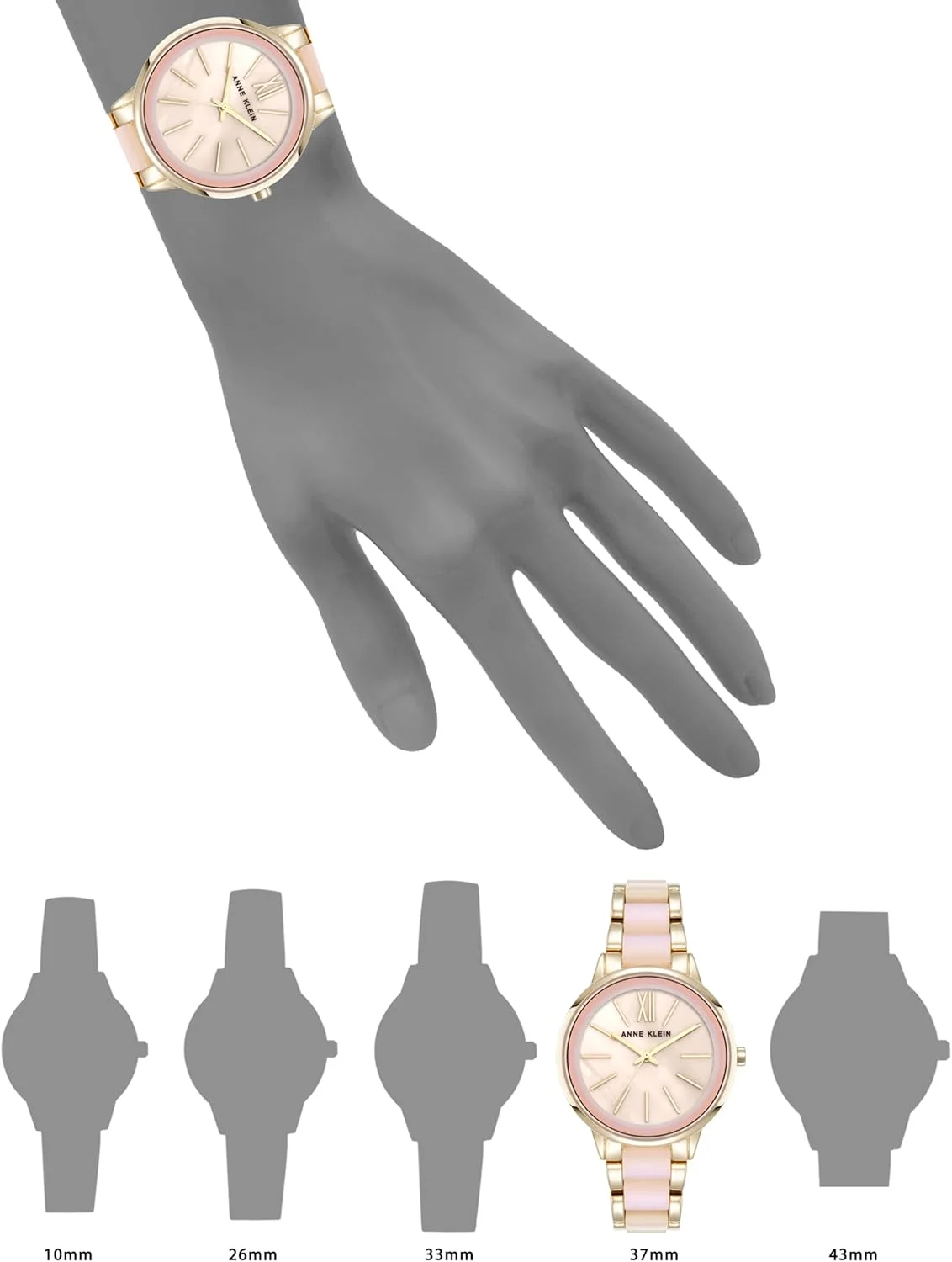 ساعت مچی زنانه آنه کلاین با دستبند رزین