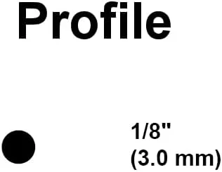 میله جوش پلاستیکی پلی اتیلن با چگالی کم (LDPE) سبز پلی وانس، قطر 1/8 اینچ، 30 فوت، برای کانو، کایاک، مخازن آب