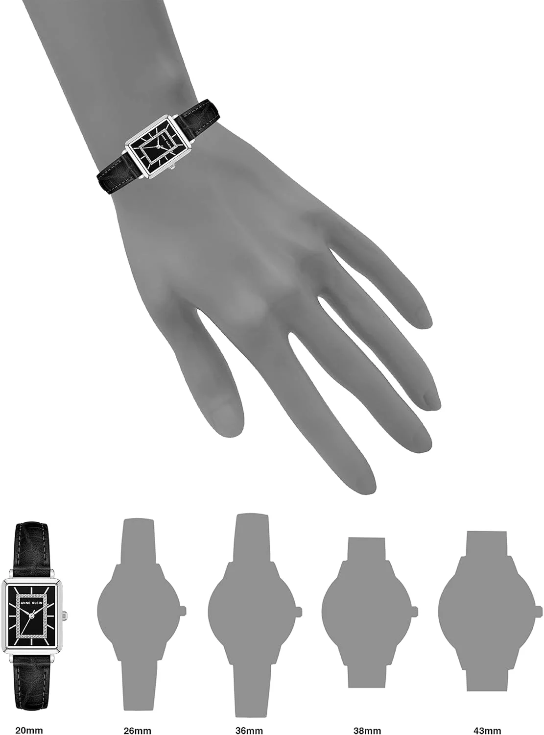 ساعت مچی زنانه آنه کلاین با بند طرح کروکو و تزیینات اکلیلی مدل AK/3820 ساعت مچی زنانه آنه کلاین با بند طرح کروکو و تزیینات اکلیلی مدل AK/3820