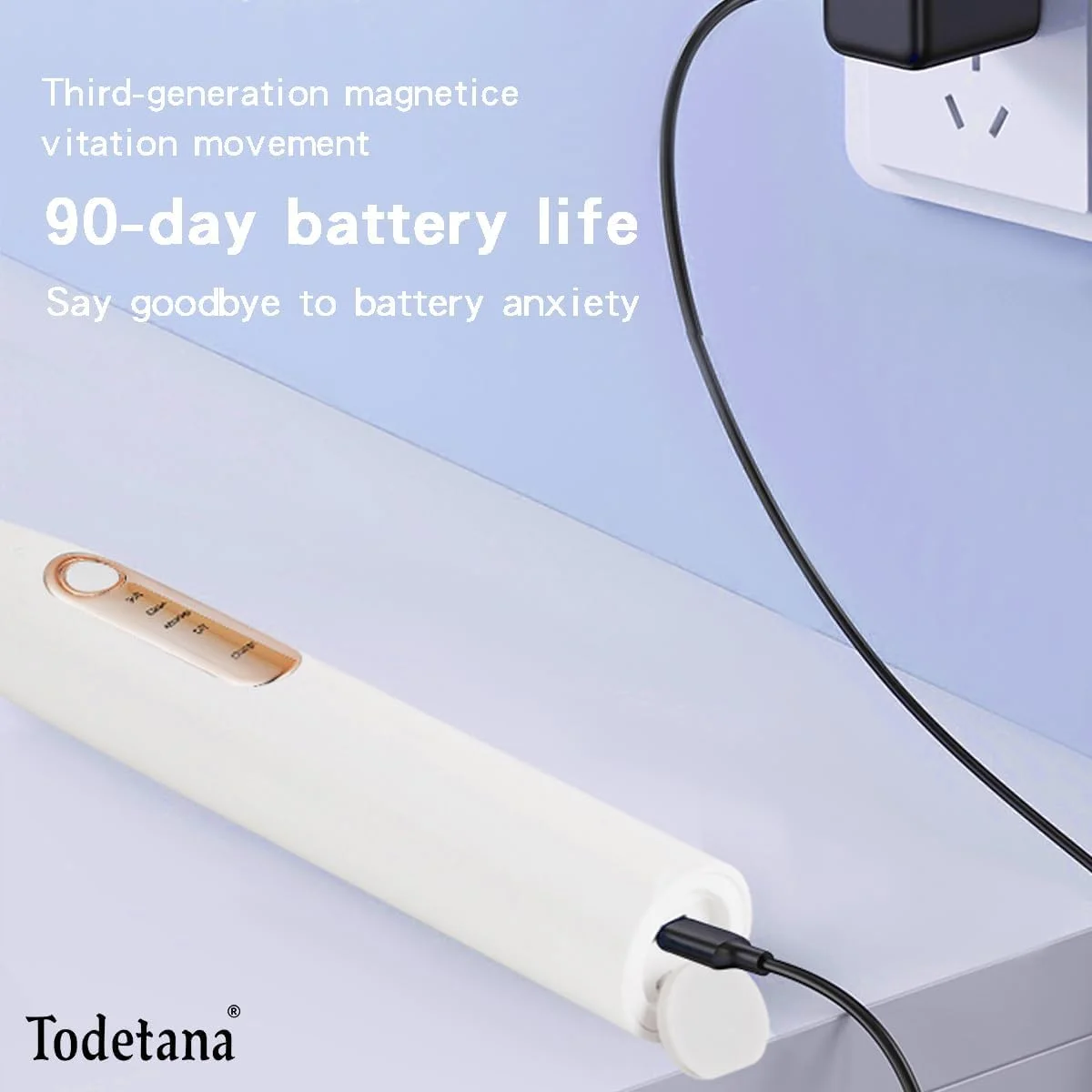 مسواک برقی تودتانا مدل R16، برس های دندانی و مسواک… (سفید) مسواک برقی تودتانا مدل R16، برس های دندانی و مسواک… (سفید)