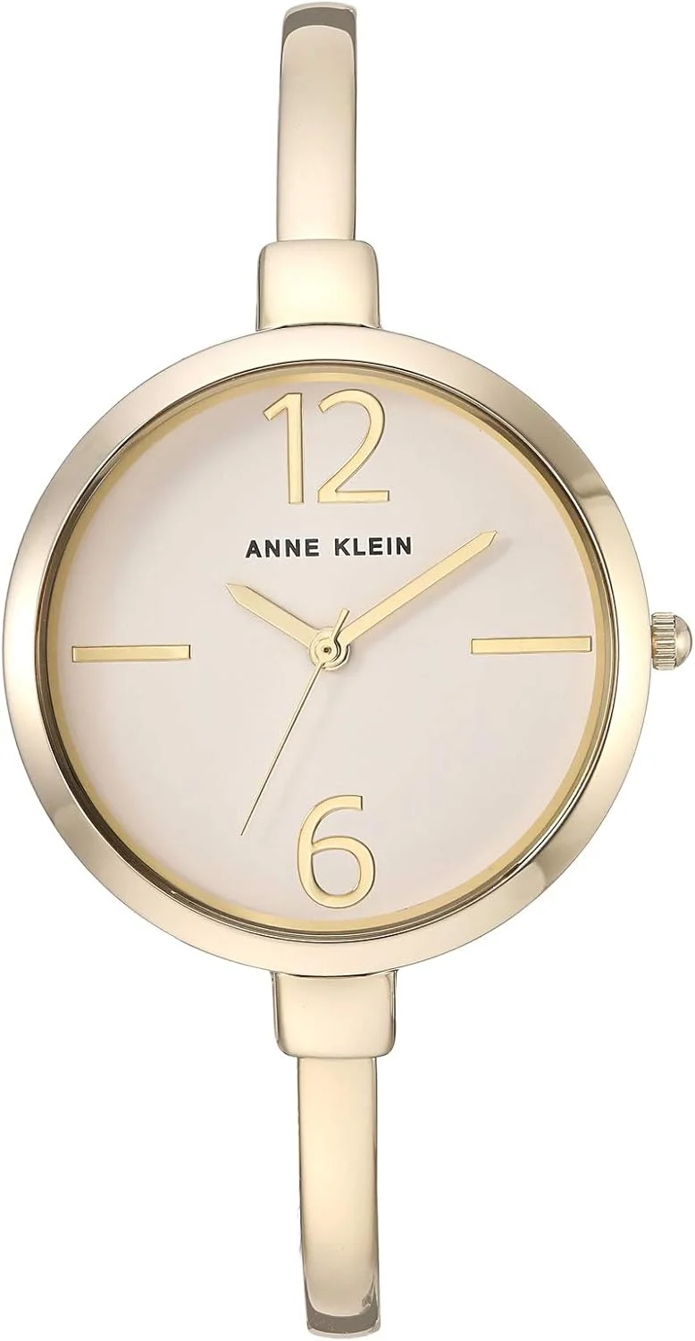 ساعت النگویی زنانه Anne Klein به همراه ست دستبند نگین دار