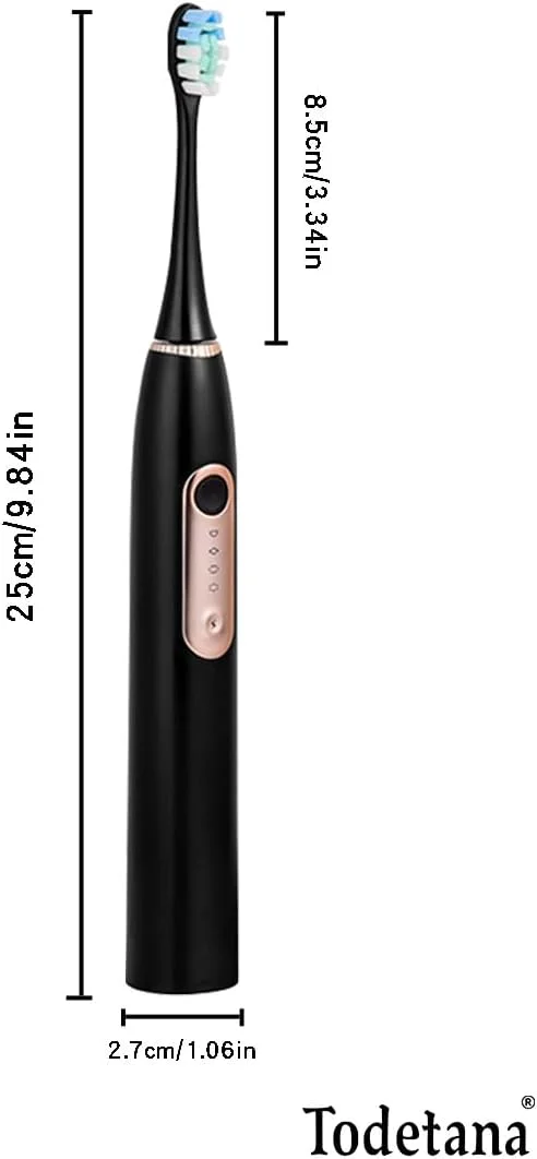 مسواک برقی تودتانا مدل R16، برس های دندانی و مسواک… (سفید) مسواک برقی تودتانا مدل R16، برس های دندانی و مسواک… (سفید)