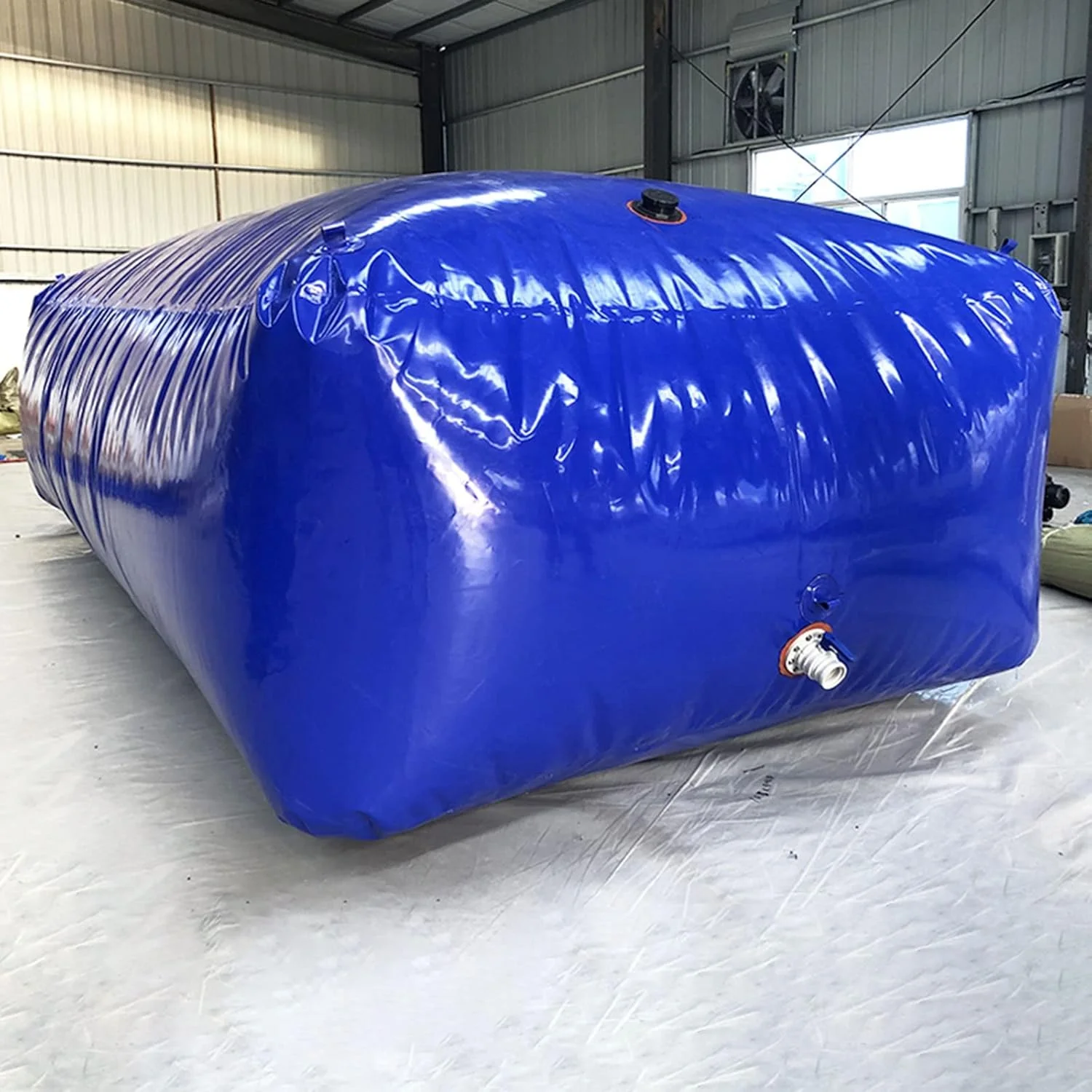 مخزن آب تاشو با ظرفیت بالا 5000 4500 4000 3000 لیتری، مخزن ذخیره آب اضطراری قابل حمل، آبیاری کمپینگ (اندازه: 1x1x0.8 متر/800 لیتر/211 گالن)