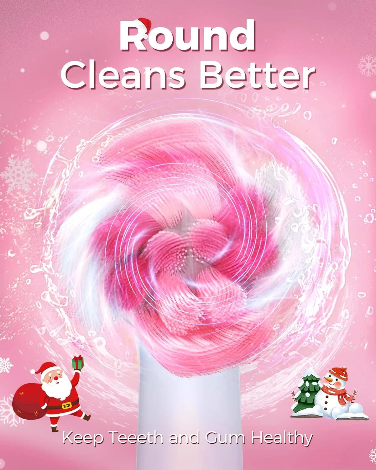 مسواک برقی چرخشی بزرگسالان TEETHEORY با 8 سری (2 نوع)، مسواک برقی با 4 حالت تمیز کنندگی عمیق، قدرت قابل شارژ و تایمر هوشمند 2 دقیقه ای - صورتی مسواک برقی چرخشی بزرگسالان TEETHEORY با 8 سری (2 نوع)، مسواک برقی با 4 حالت تمیز کنندگی عمیق، قدرت قابل شارژ و تایمر هوشمند 2 دقیقه ای - صورتی