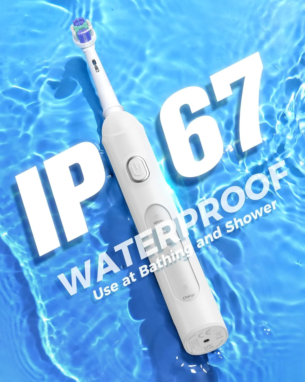 مسواک برقی چرخشی TEETHEORY برای بزرگسالان با 8 سری برس (2 نوع)، مسواک برقی تمیز کننده عمیق 4 حالته با قدرت قابل شارژ و تایمر هوشمند 2 دقیقه ای، سفید کننده و تمیز کننده مسواک برقی چرخشی TEETHEORY برای بزرگسالان با 8 سری برس (2 نوع)، مسواک برقی تمیز کننده عمیق 4 حالته با قدرت قابل شارژ و تایمر هوشمند 2 دقیقه ای، سفید کننده و تمیز کننده